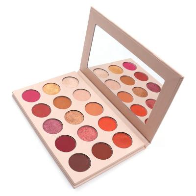 China High Pigment 15 Colors Waterproof Eyeshadow Palette Blush Palette Professional Colorful Eyeshadow Makeup for sale