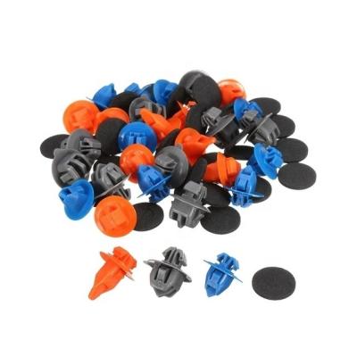 China Car Automotive Plastic Fender Rivet Interior Bumper Push Pin Clips Kit Car Accessories Trim Parts 200/500/1000pcs/set with 6 Inch Tool for sale