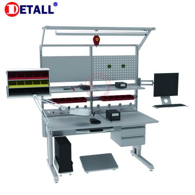 China Hotels Detall- CE Certification Standard Repairing To Use Metal Mechanics Work Table for sale