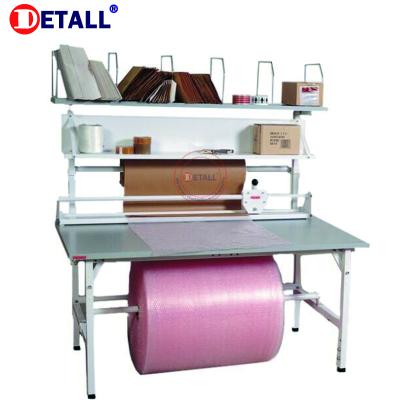 China Detall- Steel Cold Rolled Shrink Wrapping Cutter European Normal Quality Packing Workbench for sale