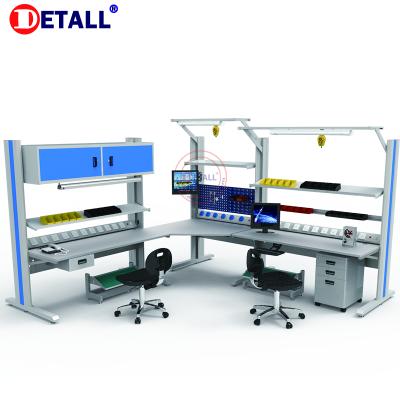 China China Modern Lab Supply Bench / Workstation Dental Lathe Workbench Line for sale