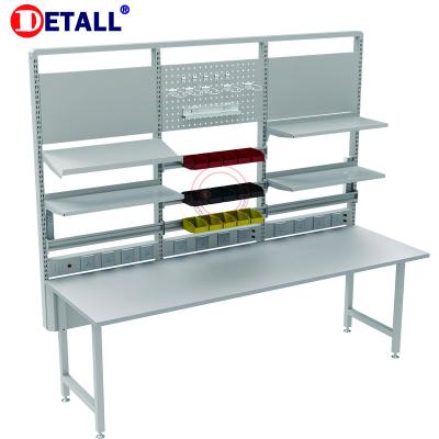 China Cold Rolled Steel Detall Newest Detall. 4 Foot Workbench Electronic Furniture Electrical Engineering Workbench for sale