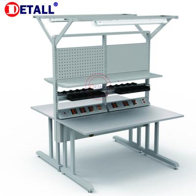 China Detall cold rolled steel. Strong Metal Light Duty Workbench With Tools Cabinet for sale