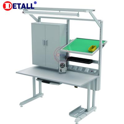 China Detall machinery repair shops. Multi Functional Industrial Metal Worktable With Light Duty Support for sale