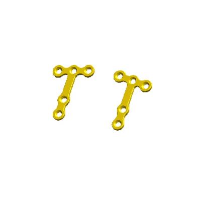 Κίνα 2.0mm Titanium Oblique T-Shaped Maxillofacial Plate Orthopedic Implants With CE Certificate προς πώληση