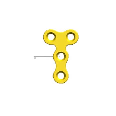 중국 2.0mm Titanium Plate T-Shaped Maxillofacial Type I Orthopedic Implants With CE Certificate 판매용