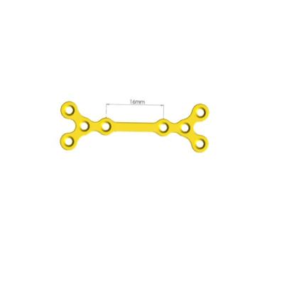 China X Shaped 2.0mm Titanium Plate Maxillofacial Type IV Orthopedic Titanium Implants With CE Certificate Te koop