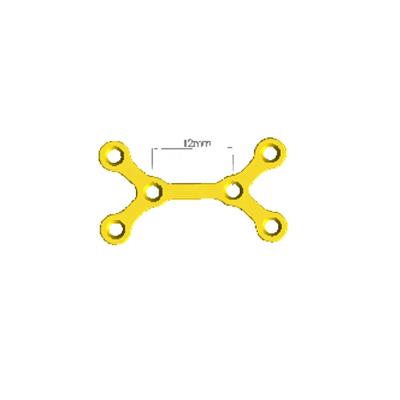 Κίνα 2.0mm Titanium Plate X Shaped Maxillofacial Type III Orthopedic Titanium Implants With CE Certificate προς πώληση