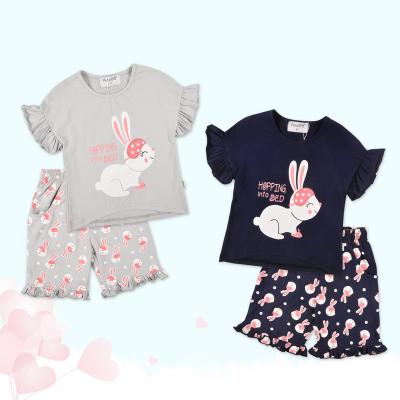 China Other High Quality Girl Clothing Sets Infant Child Short Sleeve Suit Baby Clothing Sets For Girls Baby Two Piece Suit for sale