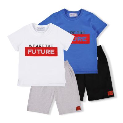 China Casual Boys Boy Two Piece Shorts Set 2022 Newborn Infant Kids Toddler Kids Summer Clothes Small Big Baby Boy Clothing Sets 6 Sets for sale