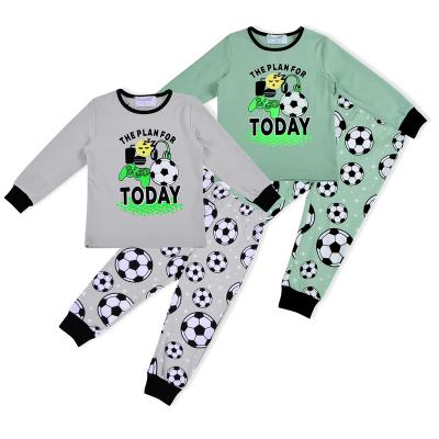 China Casual Wholesale Cartoon Babaies Sets 100%cotton Kids Pajamas 2 Set Girl Boys Children Spring Kids Sleepwear Sets for sale