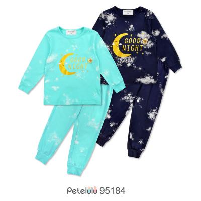 China Digital Printed Kids Casual Sleepwear Autumn Season Long Sleeve Spring Pajamas Sets Cotton Boys Shirts Pants for sale