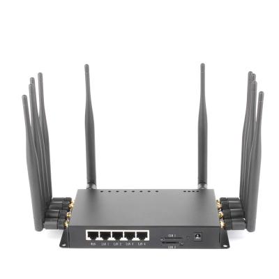 China Ragewave QCA9531 802.11ac 4 SIM Cards 4G dual-band wifi router with 5 PCIE slots and multi-network gigabit aggregation router for sale