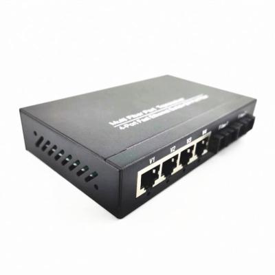 China FTTP Port 4 10 2 100 1000 SC Dual Ethernet Fiber Optic Media Converter Prices , 100M 1000M Fiber Optic to RJ45 Media Converters for sale