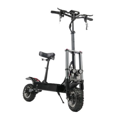 China 60V 3600W unisex dualtron 12inch wheels dual motor electric motorcycle electric scooter 80kph fast scooter for sale