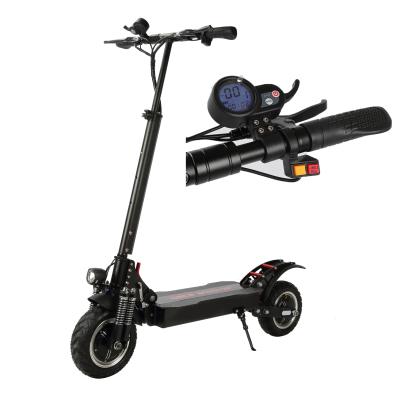 China Front And Rear 2000W Disc Brake Double Scooters Folding Electric Kick Scooter Skateboard With Alarm for sale