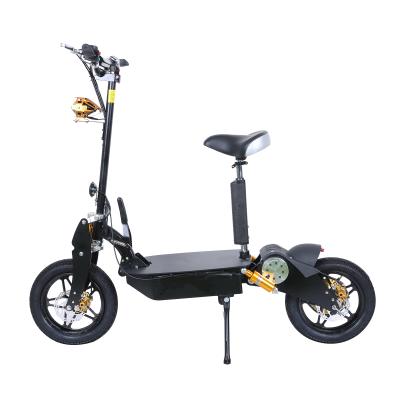 China Front and rear interrupted CE RoHS popular electric eco scooter 14inch big wheel scooter super scooters for adults for sale