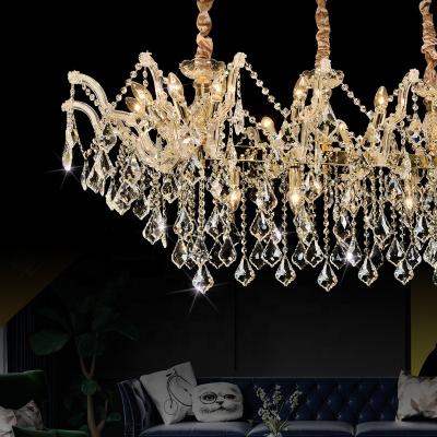 China European Style Low Price Luxury K9 Crystal Chandelier For Dining Room Living Room for sale