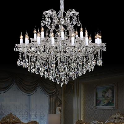 China Wholesale Price K9 Classic European Luxury Crystal Candle European Style Chandelier From China Supplier for sale