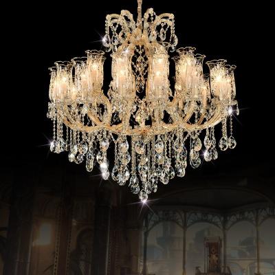 China Wholesale EUROPEAN STYLE Manufacturer Crystal Candle Chandelier Dining Room Luxury Living Room Chandelier for sale