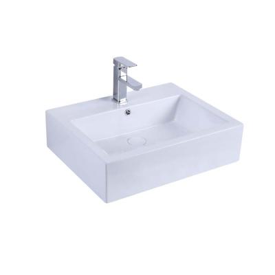 China Modern China Manufacturer New Arrival White Ceramic Hand Basin Rectangular Ceramic Sinks for sale