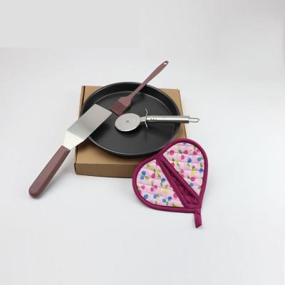 China Other New commercial convenient and practical 9-inch round oven pizza tray set tool for sale