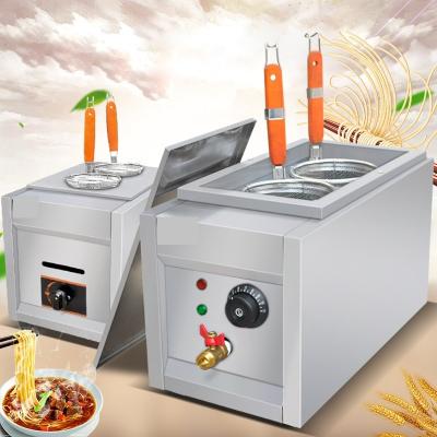 China Commercial The latest design commercial convenient electric double head noodle cooker for sale