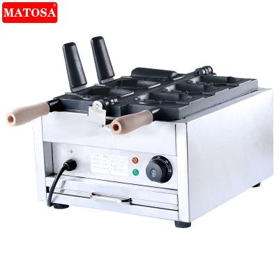 China Non-Stick Cooking Surface Commercial Electric Open Mouth Ice Cream Taiyaki Popular twoFish Bubble Waffle Maker Snack Machine for sale