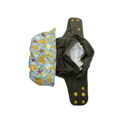 China Printed Cloth Reusable Baby Diaper Pants Washable Eco-Friendly Diapers For Baby for sale