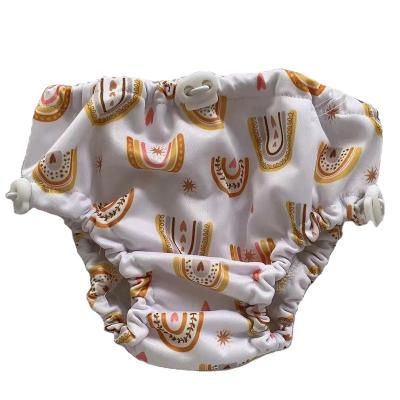 China New Design Printed Swim Diapers for Baby Diaper Spring Buckle Reusable Washable Waterproof Swim Swimming Diaper for sale