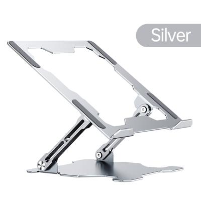 China Promotional Good Quality Adjustable 180 Rotation Silicon Mount Aluminum Alloy Laptop Anti-Slip Stand for sale