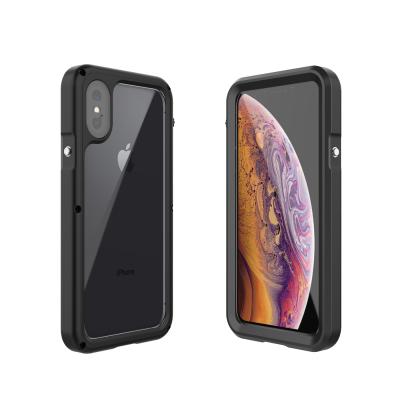 China IP68 Waterproof Full Body Protection Anti-drop Phone Case Shockproof Phone Case For iPhone X Xs Xsmax XR for sale