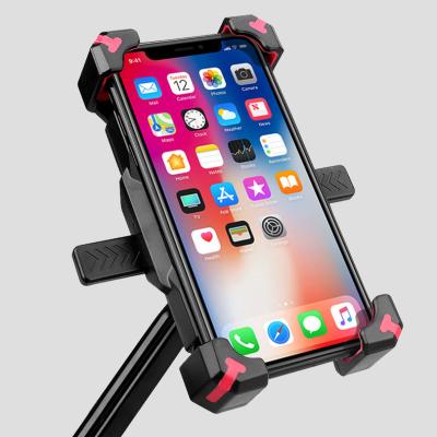 China Adjustable Motorcycle Bike Phone Holder Bicycle Handlebar Mobile Phone Holder 360 Adjustable Universal Detachable For Bike for sale