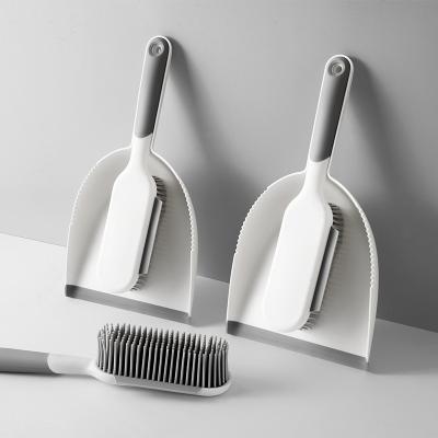 China Multifunctional Household Cleaning Reading Brush Dusting Brush Dustpan Cleaning Set for sale