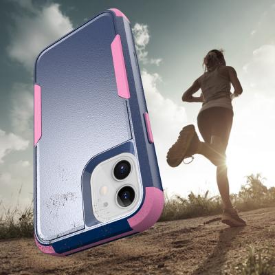 China Anti-drop Phone Case For iPhone 12 Mini 5.4 Inch Fashion Plastic PC TPU Phone Case for sale