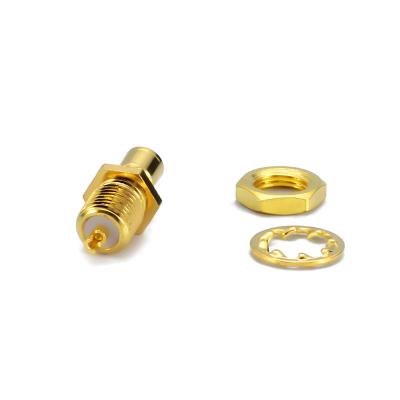 China Straight Male RF SMB Bulkhead Mount Connector for sale