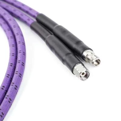 China Electronic DC~50Ghz 2.4mm Male To 2.4mm Male Cable Assembly With Armor Cable for sale