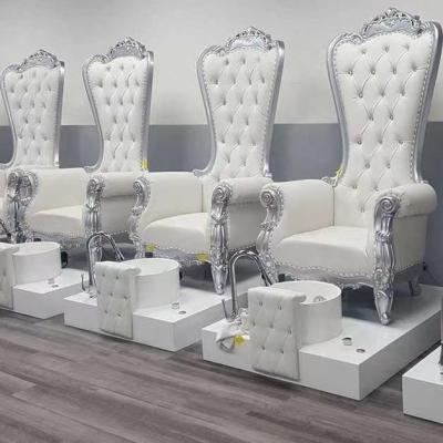 China Beauty Salon Throne Nail Salon Pedicure Spa Back High Chairs for sale