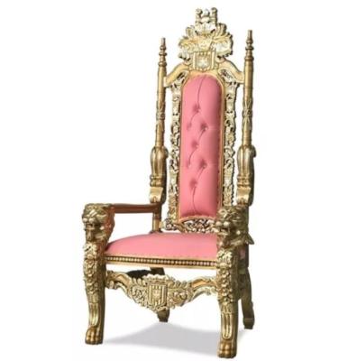 China Cheap EUROPEAN Lion King and Queen Throne Chairs For Sale for sale