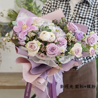 China Hot Sale 58*58cm Virgin Waterproof Two Side Bouquet Different Colors 20pcs/pack Wrapping Paper For Florist Wrapper for sale