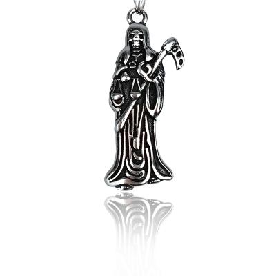 China Stainless Steel Men Jewelry Jesus Holy Death Pendant For Newest Design Hiphop Chosen RTS Hip Hop Jewelry for sale