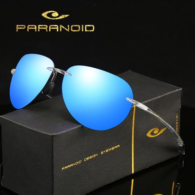 China PARANOID Hot Sale Sports Sunglasses Sports Sunglasses Frameless Design UV400 Sun Glasses P8512 for sale