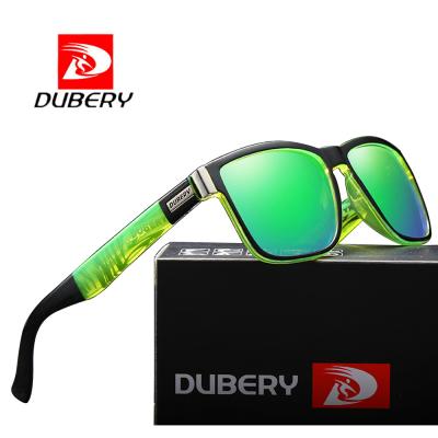 China Dubery Sports Sunglasses 2021 Trending Sports Polarized Sun Glasses UV400 Mirror Glass Brand Design Driving Sunglasses OEM Logo Sunglasses D518 for sale