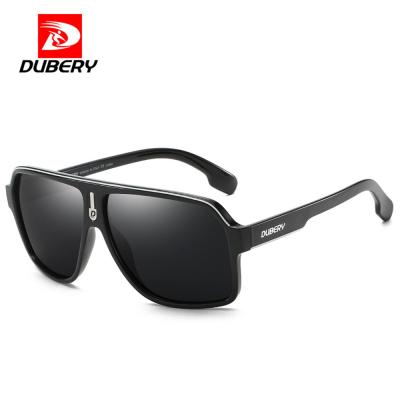 China Square DUBERY 2021 Trendy Polarized Glass Sports Men UV400 Sun Shade Driving Sunglasses D103 for sale