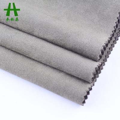 China Mulinsen Textile Hot Sale Suede Scuba Fabric Plain Garment Stretch Dye For Women for sale