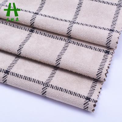 China Spandex Jersey Fabric Tear-Resistant Jacquard Suede Textile Mulinsen Knitting Fabric Four Seasons Jacket Custom Weight for sale