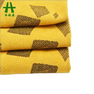 China Stretch Mulinsen Textile Jacquard Stretch Suede Fabric With Trapezoid Pattern for sale