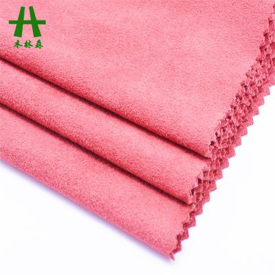 China Mulinsen Tear-Resistant Textile Smooth Light Weight 105D Soft Knit Thin Suede Fabric for sale