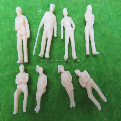 China Classic Pattern People Plastic Figures Making Materials for sale