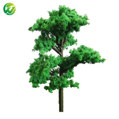 China Durable Architecture Model Green Plastic Model Tree For Ho N Scale Train Layout Diorama Building for sale